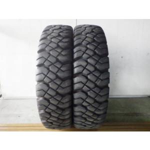 X1297-ダンロップ FK302 8.25-15 16PR 中古 2本セット フォークリフト