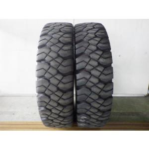X1299-ダンロップ FK302 8.25-15 16PR 中古 2本セット フォークリフト