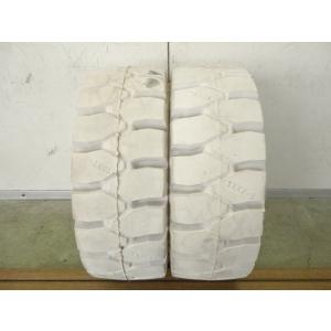 18×7-8 4.33 GS-SOLID CL403S 中古 2本セット フォークリフト ノーパンク...