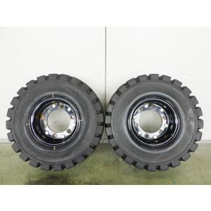 21×8-9/6.00 中古 2本セット 夏タイヤ 鉄ホイール ADVANCE KARGO K3 ノ...
