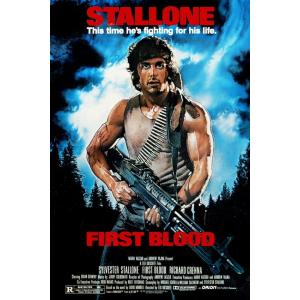 映画　ランボー　シルベスター・スタローン　ポスター