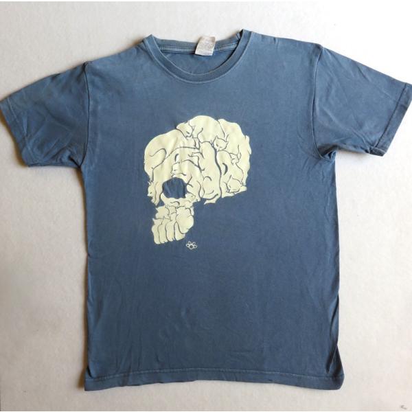 猫どくろTシャツ trompe-l'oeil art T...Cats skull