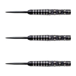 ダーツ MISSION KURO M3 Mission Kuro Darts - Steel Tip - Black - M3 - Rear Iso-Grip