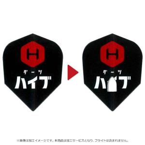 フライトのシェルロック加工(穴あけ)/1セットの詳細画像1