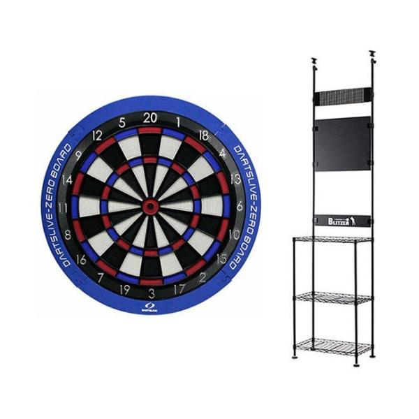 【セット商品】DARTSLIVE-ZERO BOARD＆BLITZER ダーツスタンド BSD27-...