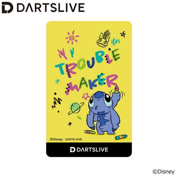 Disney Collection ＜スティッチ＞ "DARTSLIVE CARD" with LI...