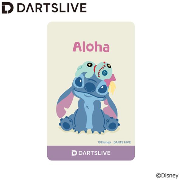 Disney Collection ＜スティッチ＞ "DARTSLIVE CARD" with LI...