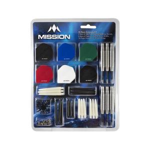 MISSION DARTS 90pc Accessory Kit Steel Tip