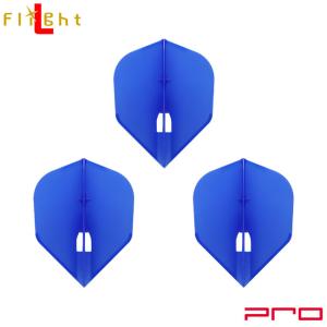 L-style(エルスタイル) L-Flight PRO(エルフライト プロ) 無地 シェイプ ブルー (ダーツ フライト)｜dartshive