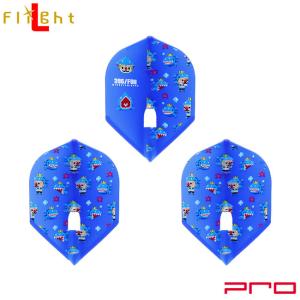 L-style(エルスタイル) L-Flight PRO(エルフライト プロ) 鈴木未来 Ver.4 TYPE-A ロケット ブルー 鈴木未来選手モデル　(ダーツ フライト)｜dartshive