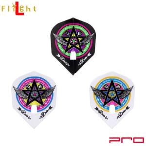 L-style(エルスタイル) L-Flight PRO(エルフライト プロ) 吉羽咲代子 ver.1 シェイプ MIX 吉羽咲代子選手モデル　(ダーツ フライト)｜dartshive