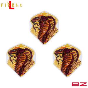 L-style(エルスタイル) L-Flight EZ(エルフライト イージー) Jelle Klaasen ver.4 スタンダード ホワイト ヤラ・クラッセン選手モデル　(ダーツ フライト)｜dartshive