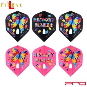 L-style(エルスタイル) L-Flight PRO(エルフライト プロ) Fallon Sherrock ver.2 スタンダード ファロン・シャーロック選手モデル　(ダーツ フライト)｜dartshive