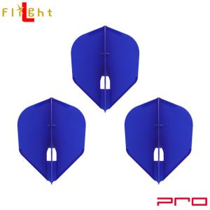 L-style(エルスタイル) L-Flight PRO(エルフライト プロ) 無地 シェイプ ネイビーブルー　(ダーツ フライト)｜dartshive