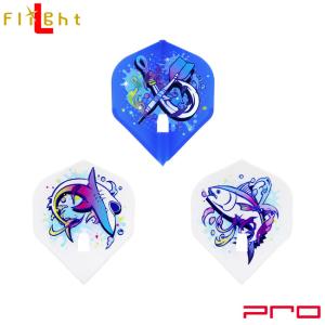 L-style(エルスタイル) L-Flight PRO(エルフライト プロ) 勝見翔 ver.2 スタンダード MIX 勝見翔選手モデル　(ダーツ フライト)｜dartshive