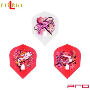L-style(エルスタイル) L-Flight PRO(エルフライト プロ) 龍波光彦 ver.1 シェイプ MIX 龍波光彦選手モデル　(ダーツ フライト)｜dartshive