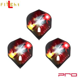 L-style(エルスタイル) L-Flight PRO(エルフライト プロ) Mensur Suljovic ver.1 type-B スタンダード ブラック メンサー・スルホビック選手モデル｜dartshive