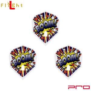 L-style(エルスタイル) L-Flight PRO(エルフライトプロ) Joe Huffman ver.2 シェイプ ホワイト ジョー・ハフマン選手モデル　(ダーツ フライト)｜dartshive