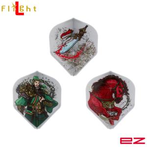L-style(エルスタイル) L-Flight EZ(エルフライト イージー) 一宮弘人 ver.1 スタンダード グレー 一宮弘人選手モデル　(ダーツ フライト)｜dartshive