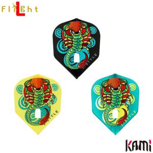 L-style(エルスタイル) L-Flight PRO KAMI(エルフライト プロ カミ) Deta Hedman ver.3 シェイプ MIX デタ・ヘッドマン選手モデル　(ダーツ フライト)｜dartshive