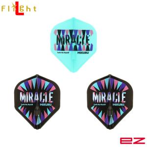 L-style(エルスタイル) L-Flight EZ(エルフライトイージー) 鈴木未来 ver.6 type-B スタンダード MIX 鈴木未来選手モデル　(ダーツ フライト)｜dartshive