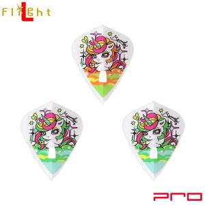 L-style(エルスタイル) L-Flight PRO(エルフライト プロ) 林桃加 ver.1 カイト ホワイト 林桃加選手モデル　(ダーツ フライト)｜dartshive