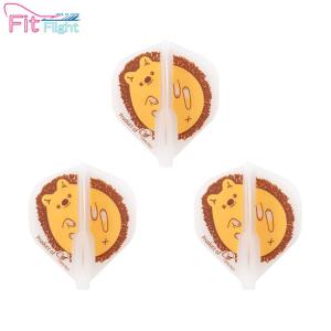 COSMO DARTS Fit Flight Printed Series Hedgehog スタンダード ナチュラル