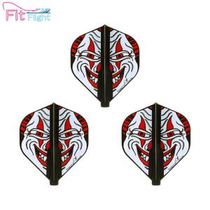 COSMO DARTS Fit Flight Printed Series Clown スタンダード Dブラック