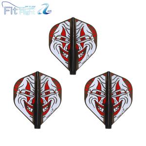 COSMO DARTS Fit Flight Printed Series Clown スタンダード Dブラック