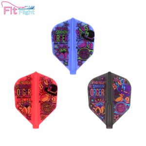 COSMO DARTS(コスモダーツ) Fit Flight(フィットフライト) × 川上真奈 ver.4 × DARTS HIVE シェイプ MIX 川上真奈選手モデル　(ダーツ フライト)｜dartshive