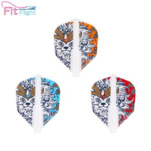 COSMO DARTS(コスモダーツ) Fit Flight(フィットフライト) × Edison Phung ver.1 シェイプ ホワイト エディソン・パン選手モデル　(ダーツ フライト)｜dartshive