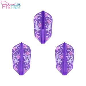 COSMO DARTS(コスモダーツ) Fit Flight(フィットフライト) × Trish Grzesik ver.5 スーパースリム パープル トリッシュ・グレージック選手モデル