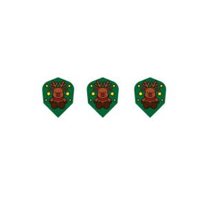 PROフライト indiesシリーズ トナカイさん【クリアグリーン】セミスタンダード｜dartshive