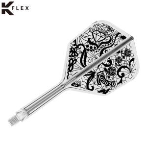 TARGET(ターゲット) DIAMOND K-FLEX シェイプ クリア いわお小鈴選手モデル　(ダーツ フライト)｜dartshive