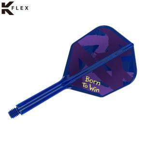 TARGET(ターゲット) LUKE LITTLER BORN TO WIN K-FLEX シェイプ ブルー ルーク・リトラー選手モデル　(ダーツ フライト)