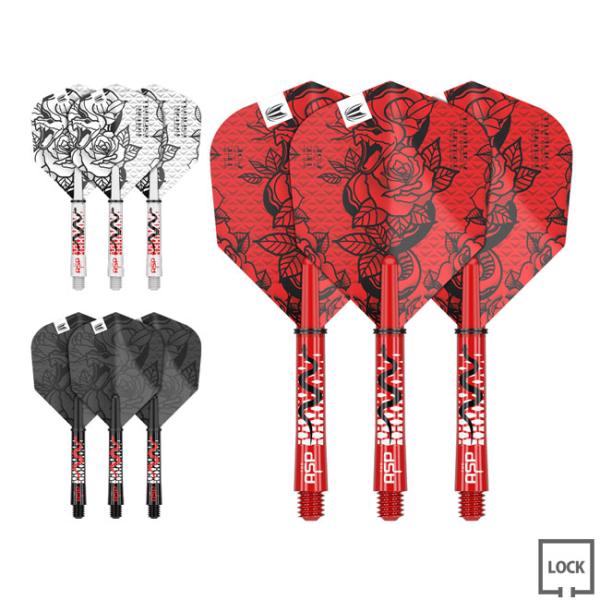 TARGET(ターゲット) NATHAN ASPINALL INKフライト&amp;シャフト キット ネイサ...