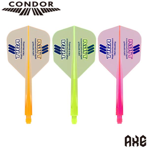 TIGA×CONDOR AXE(ティガ×コンドルアックス) スモール MIX　(ダーツ フライト)