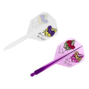 TRiNiDAD(トリニダード) CONDOR AXE(コンドルアックス) Rose of the Heart スモール 岩田夏海選手モデル　(ダーツ フライト)｜dartshive