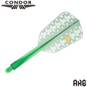 TRiNiDAD(トリニダード) CONDOR AXE(コンドルアックス) JL ウィングスリム クリアグリーン ジェームズ・ロー選手モデル　(ダーツ フライト)｜dartshive