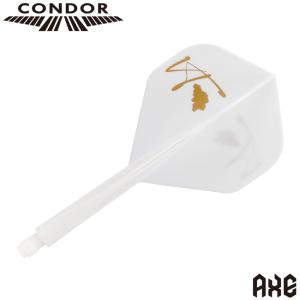 TRiNiDAD(トリニダード) CONDOR AXE(コンドルアックス) T-V スタンダード ホワイト ティモシー・ヴァーブルッゲ選手モデル　(ダーツ フライト)