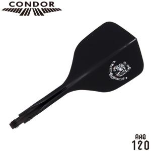 TRiNiDAD(トリニダード) CONDOR AXE120(コンドルアックス ワントウェンティ) Death or Practice スモール ブラック 西哲平選手モデル　(ダーツ フライト)