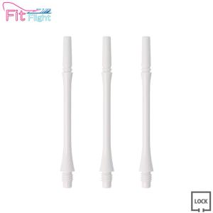 Fit Shaft GEAR スリムロックタイプ ホワイト ＜7＞ : ダーツハイブ