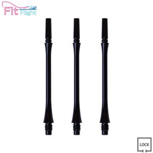 Fit Shaft GEAR ノーマルロックタイプ Dブラック ＜8＞ : ダーツハイブ