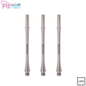 Fit Shaft TiTANIUM スリム ロックタイプ プレーン ＜8＞【フィットシャフト チタニウム ソフトダーツ
