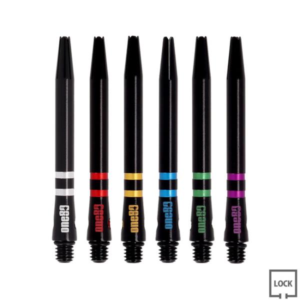 One80(ワンエイティ) TC Alu Shaft(TCアルミニウムシャフト)　(ダーツ シャフト...