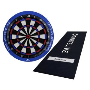 【セット商品】DARTSLIVE-ZERO BOARD ＆ DARTSLIVE 防炎ラベル付スローマット｜dartshive