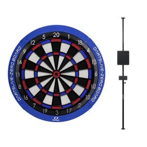 【セット商品】DARTSLIVE-ZERO BOARD ＆ DARTSLIVE ポールスタンド ブラック｜dartshive