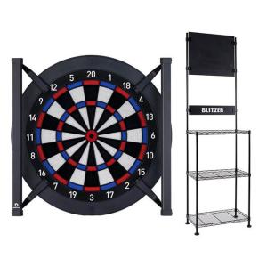 【セット商品】DARTSLIVE Home(ダーツライブホーム) &amp; BLITZER ダーツスタンド BSD21-BK &amp; DARTSLIVE Home LED LIGHT　(ダーツ ボード)