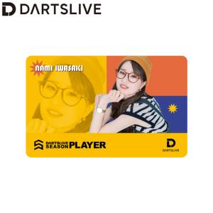 DARTSLIVE PLAYER GOODS 第三弾 岩崎奈美選手　(ダーツ カード)｜dartshive