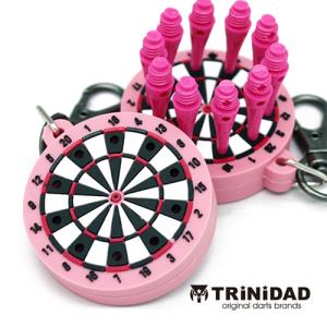 ダーツ TRiNiDAD トリニダード ボード型ティップホルダー ピンク (ポスト便OK/2トリ)｜dartsshoptito